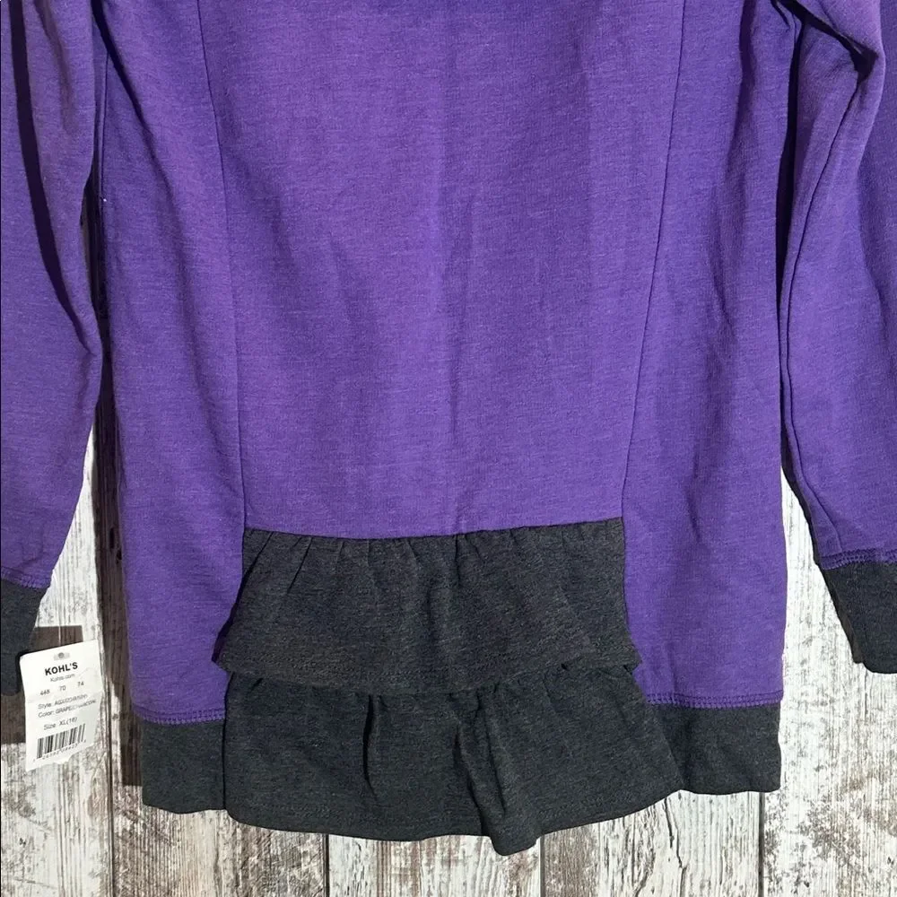Monster High Girls Zip Up Hooded Sweat Jacket Y2K Hoodie NEW Size XL